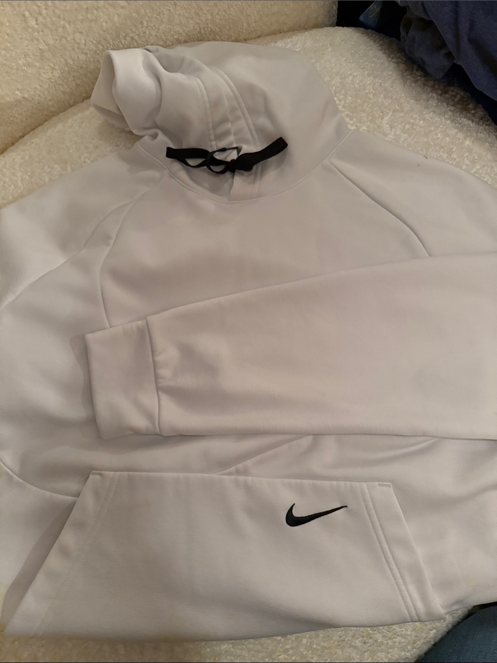 Nike Therma-Fit White Hoodie